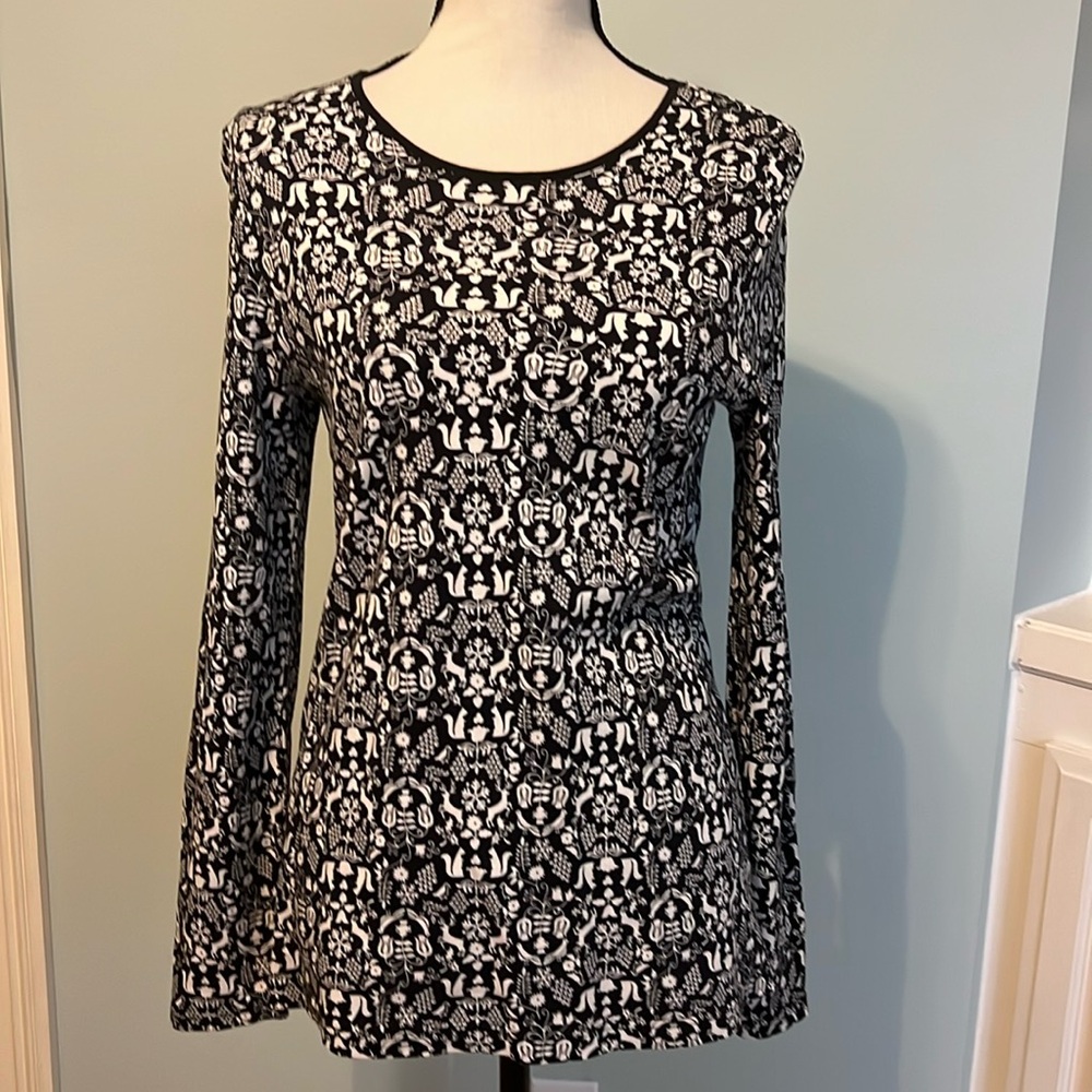 Croft & Barrow Holiday Blouse